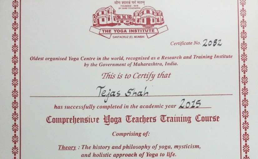 Yoga Teacher Training: Day 2