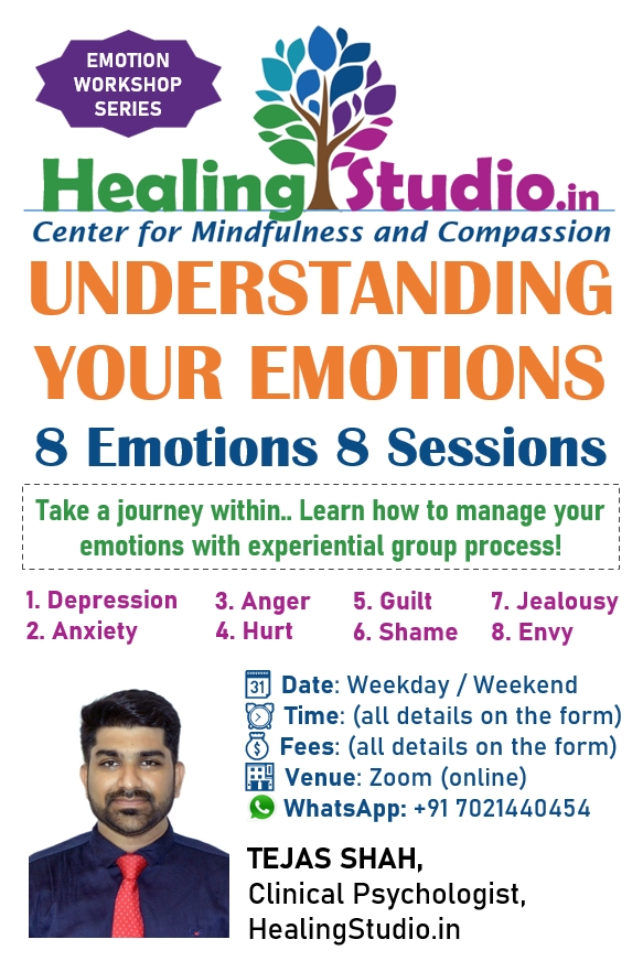 Understanding Emotions Workshop | Tejas Shah | Healing Studio