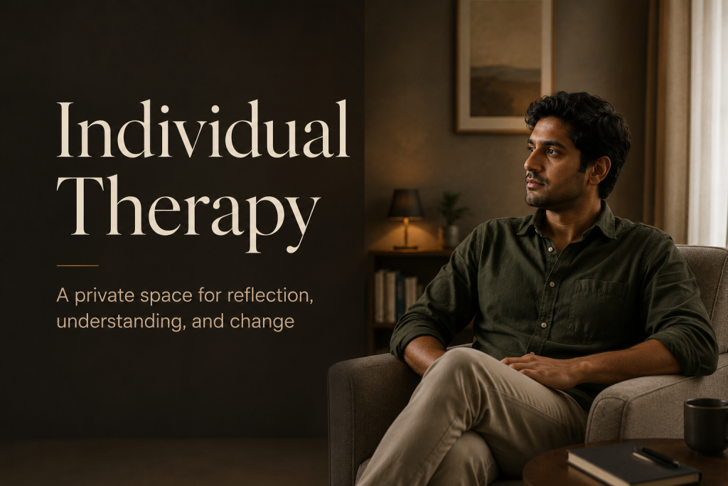 Individual Therapy in Mumbai with Tejas Shah