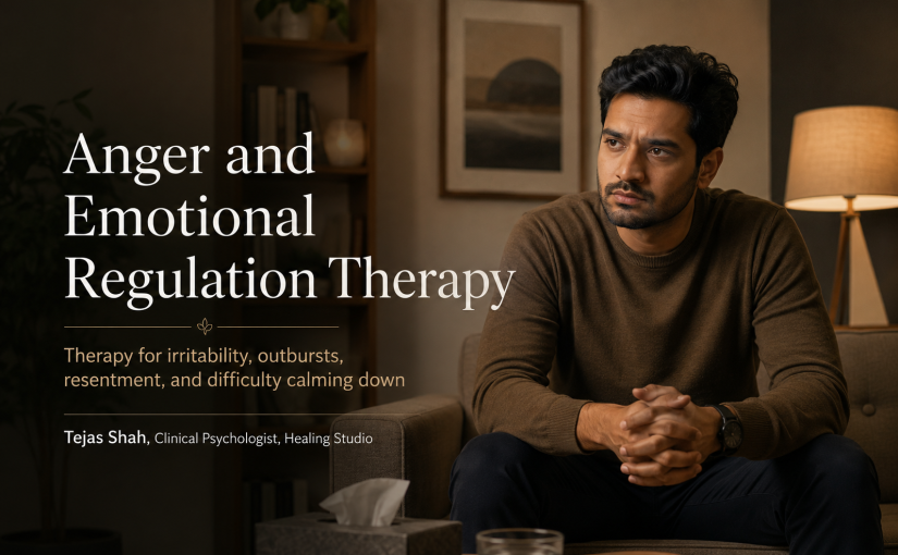 Anger and emotional regulation therapy in Mumbai for irritability, resentment, and emotional outbursts