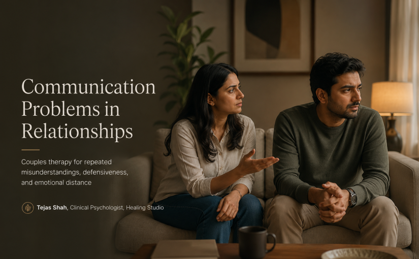 Communication problems in relationships therapy in Mumbai for Indian couples dealing with repeated misunderstandings and emotional distance