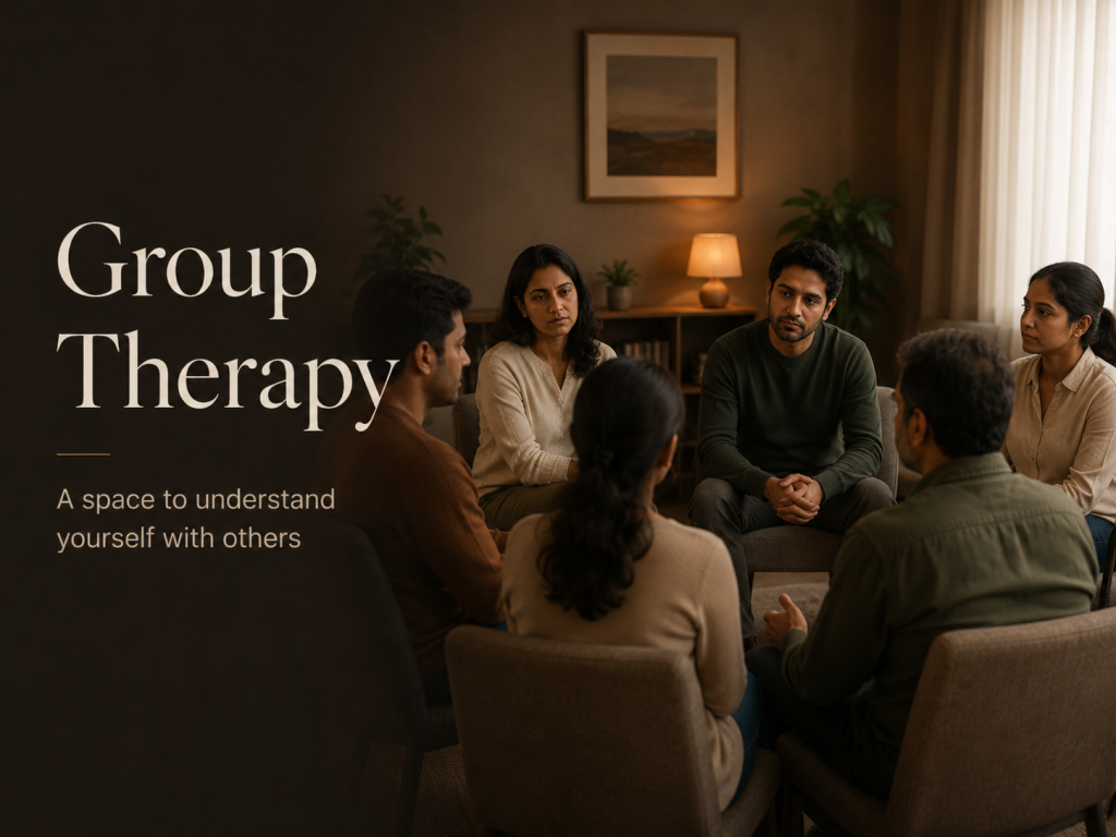 Group Therapy in India with Tejas Shah at Healing Studio