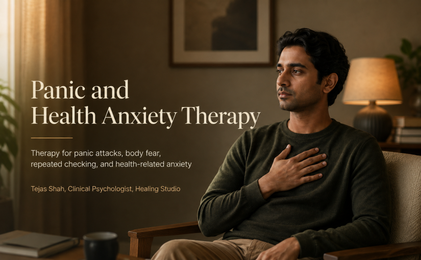 Panic and health anxiety therapy in Mumbai for fear of bodily sensations and repeated health worry