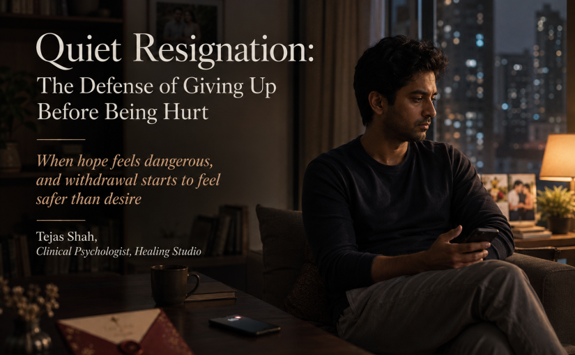 Quiet Resignation: The Defense of Giving Up Before Being Hurt